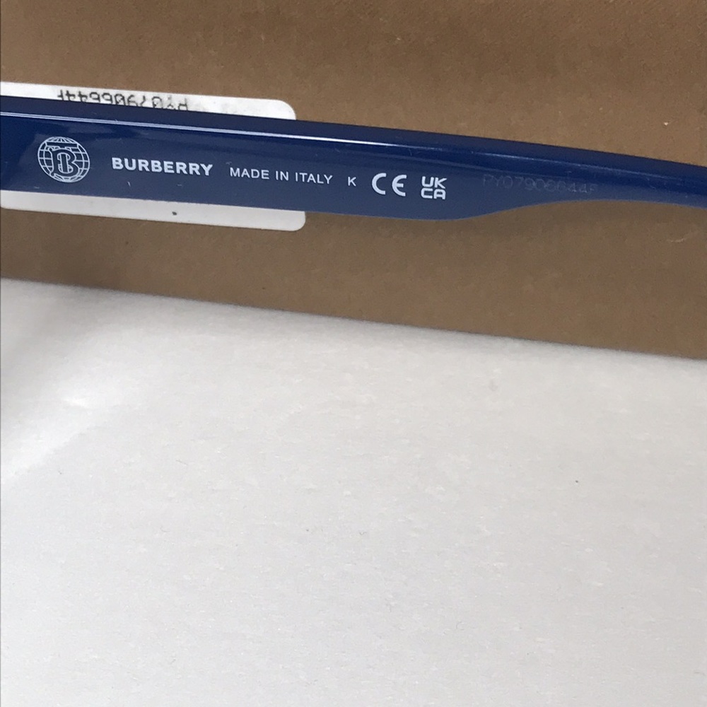 Authentic Burberry Charlie Demo Rectangular Men's Eyeglasses BE2379U 4058 55 - Picture 13 of 14